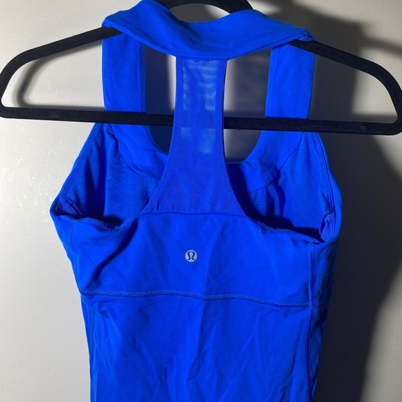 Blue Lululemon Workout Tank - Picture 6 of 6